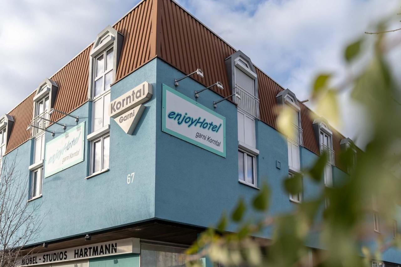 Enjoyhotel Garni Korntal Stuttgart B&B Parkplatz Sprinter מראה חיצוני תמונה